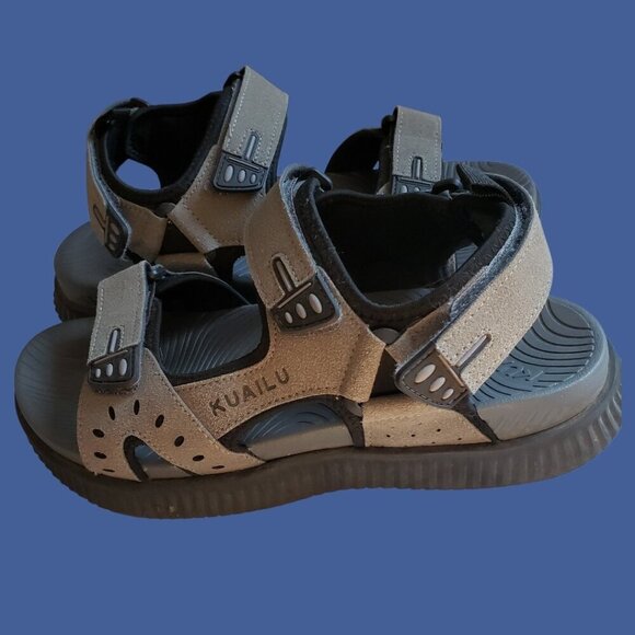 KuaiLu Hiking Sandals W/Arch Support Lightweight Beige Size 9.5 main image 2